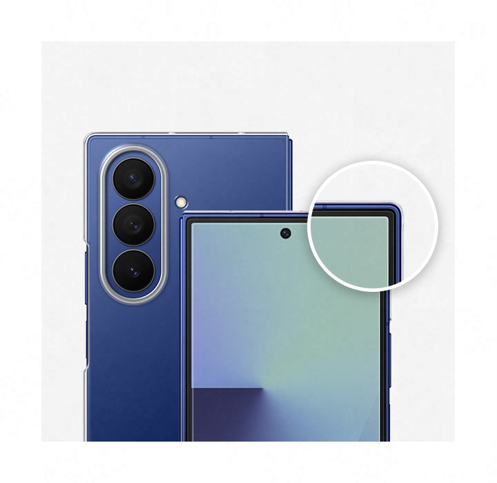 Samsung Clear Case Galaxy Z Fold7, Transparent