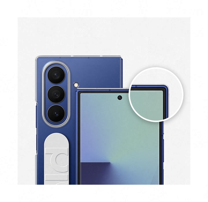 Samsung Clear Grip Case Galaxy Z Fold7,Transparent