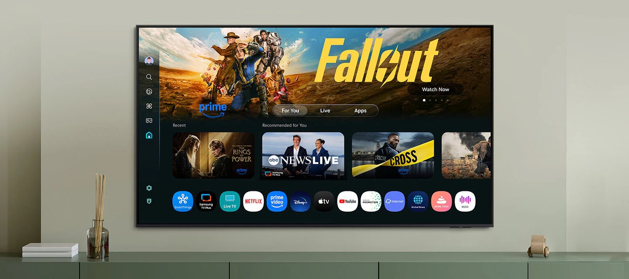 televizor Samsung Crystal UHD UE43U8072F řady U8072F