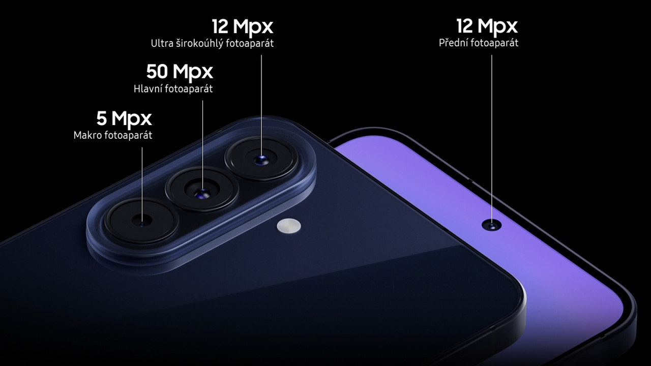 Mobilní telefon Samsung Galaxy A57 5G, foto výbava