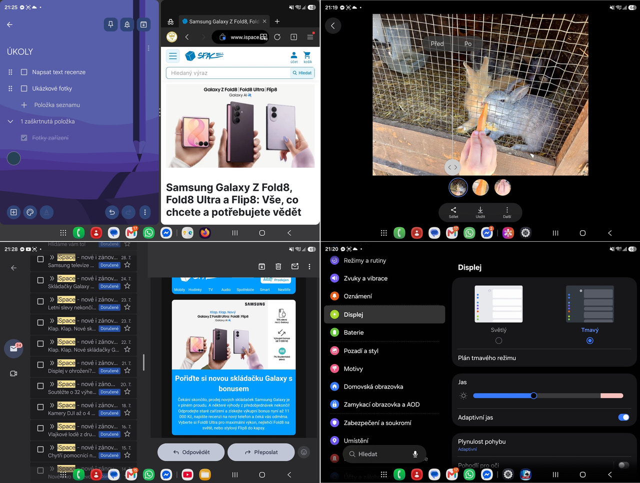 recenze Samsung skládačky Galaxy Fold8