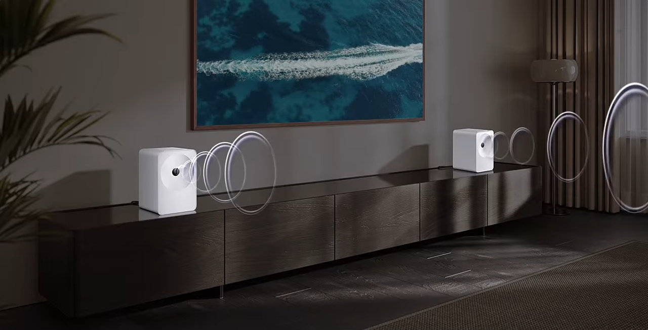Bezdrátový reproduktor Samsung Music Studio 7 LS71H, bílá