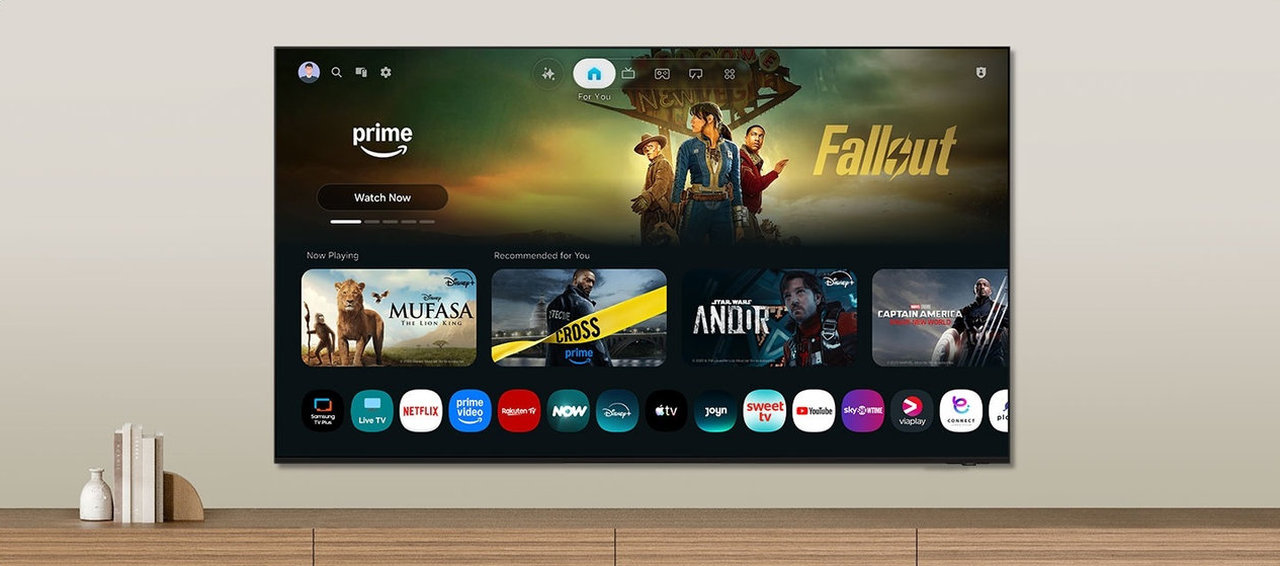 4K Mini LED televizor Samsung, chytrá TV