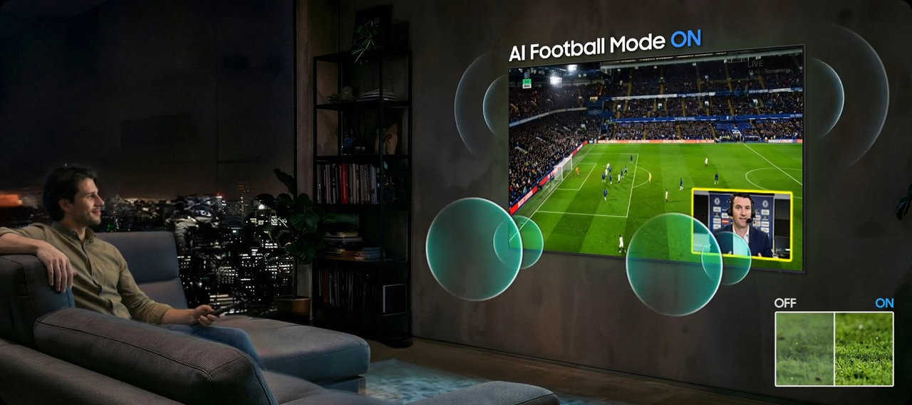 4K Mini LED televizor Samsung, úhlopříčky