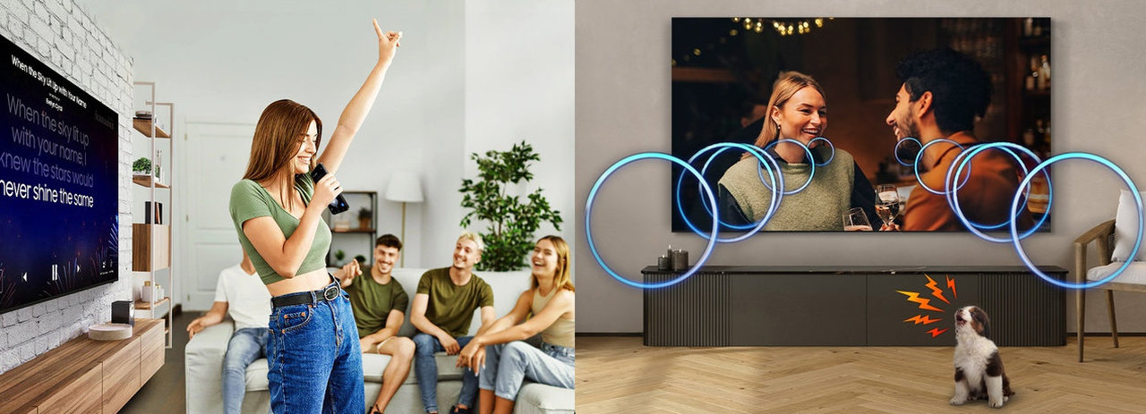 4K Mini LED televizor Samsung, audio vybavení