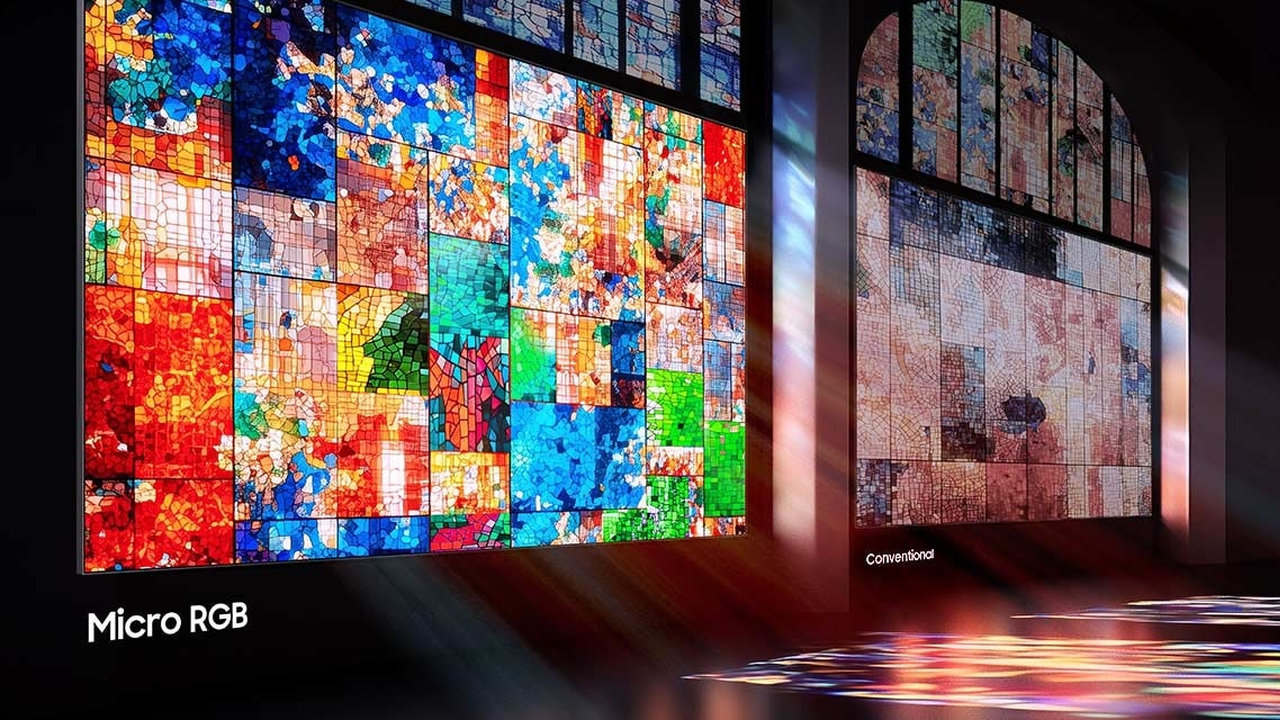4K Micro RGB televizor Samsung, technologie Micro RGB