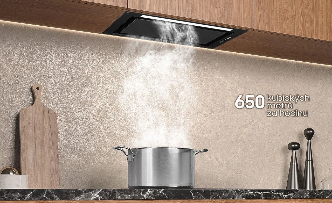 Vestavná digestoř Samsung NK72FG455CS/UR, nerezová