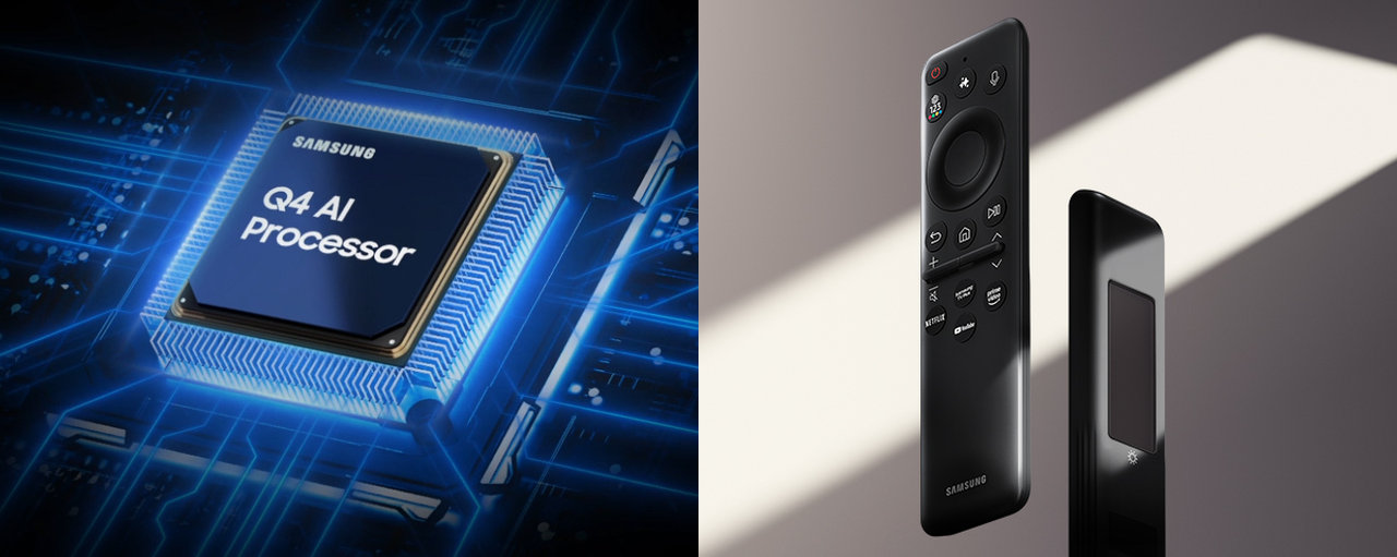 43″ 4K QLED televizor Samsung QE43Q7FAAUXXH (řada Q7F) konektivita