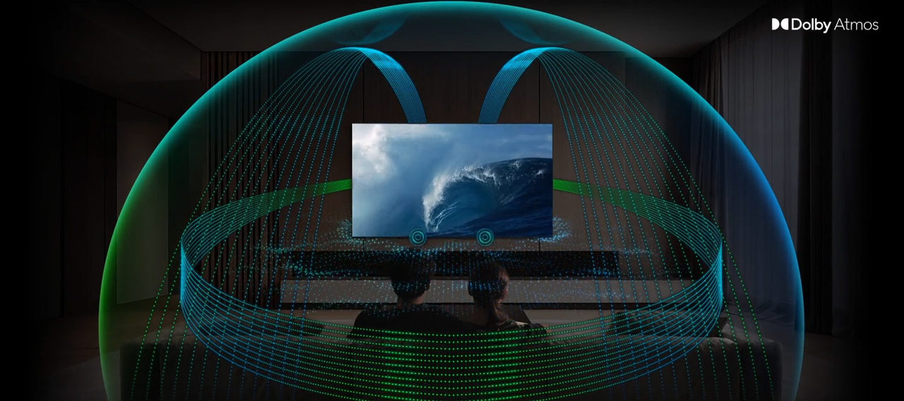 85″ 4K Neo QLED televizor Samsung QE85QN70FAUXXH, pokročilé audio