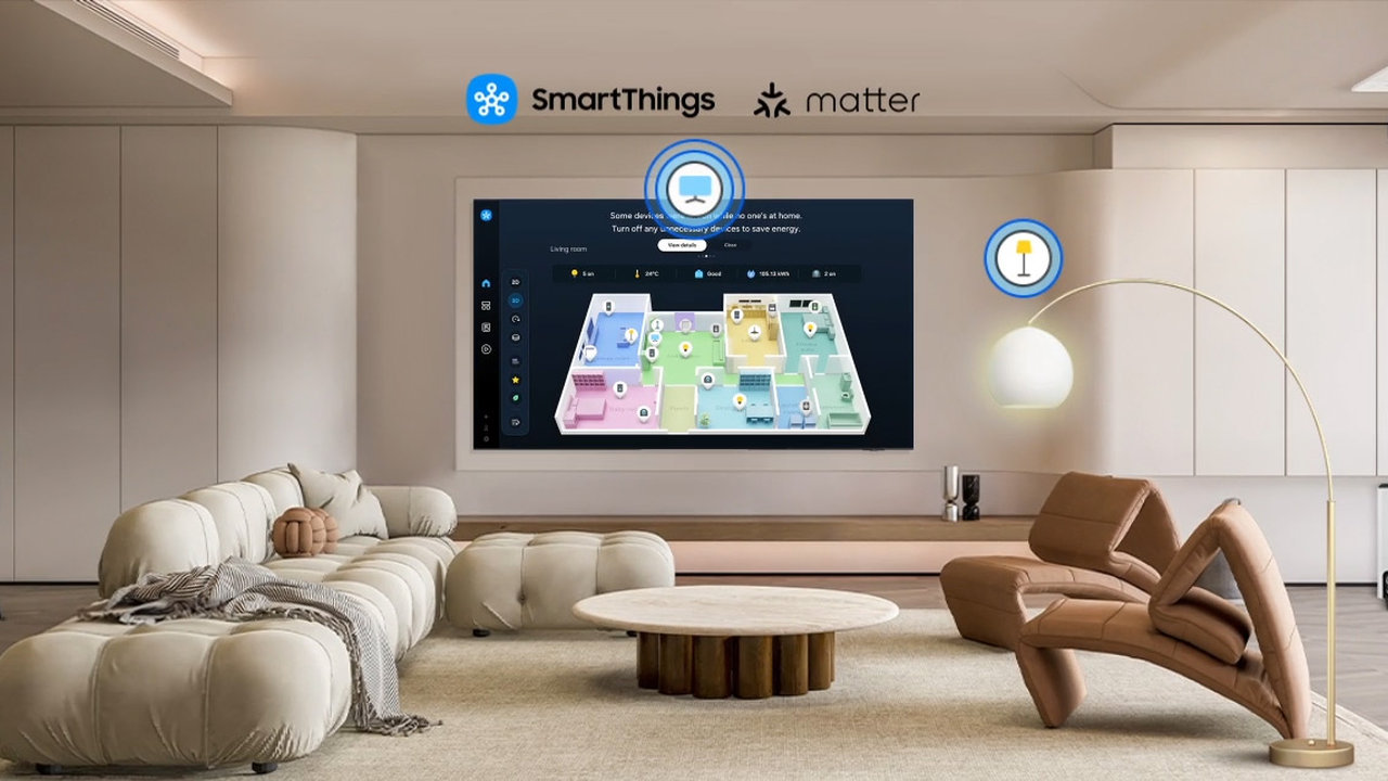 65″ 4K Neo QLED televizor Samsung QE65QN80FAUXXH úhlopříčka