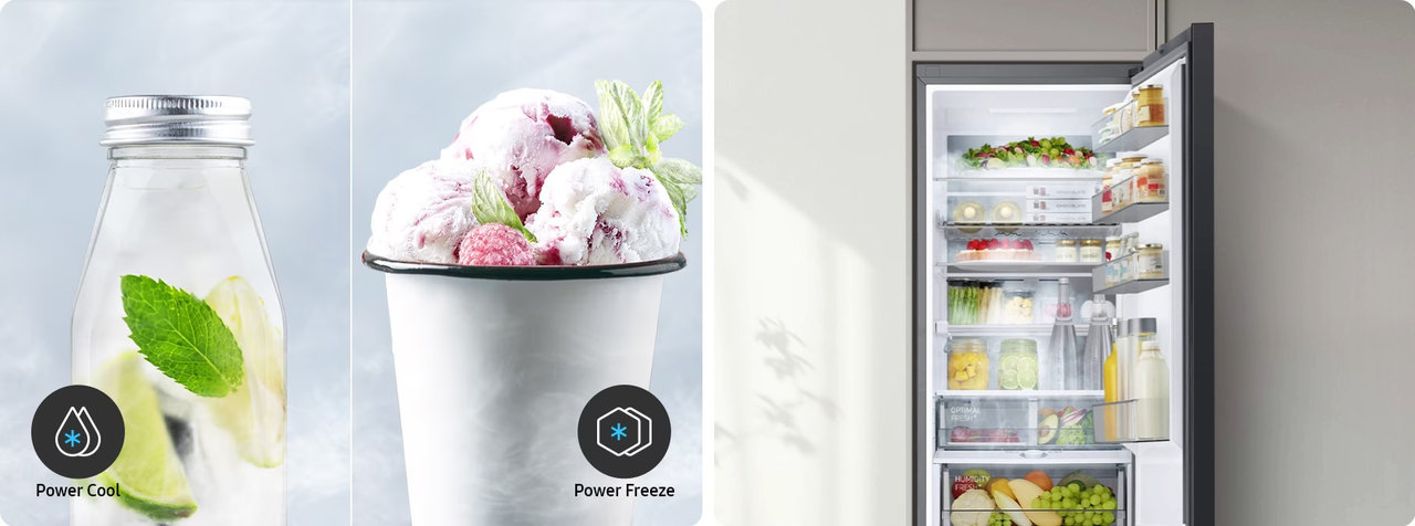 Kombinovaná chladnička Samsung RB38C600EWW/EF