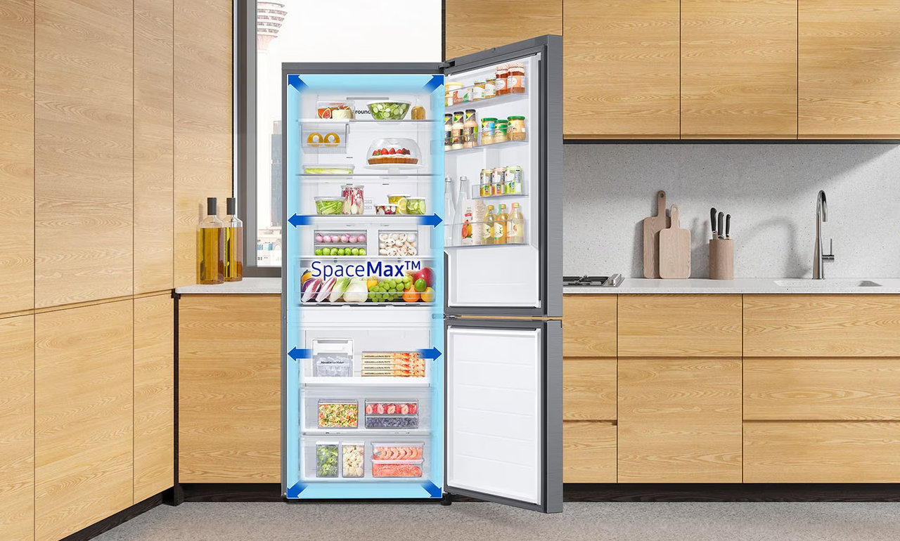 Kombinovaná chladnička Samsung RB50DG632EB1EO, černá