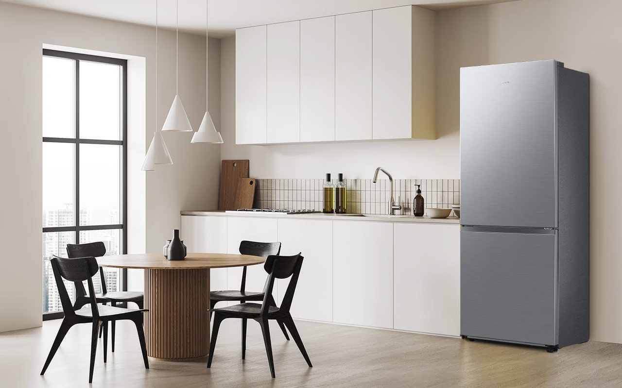 Kombinovaná chladnička Samsung RB53DG703DB1EO, černá