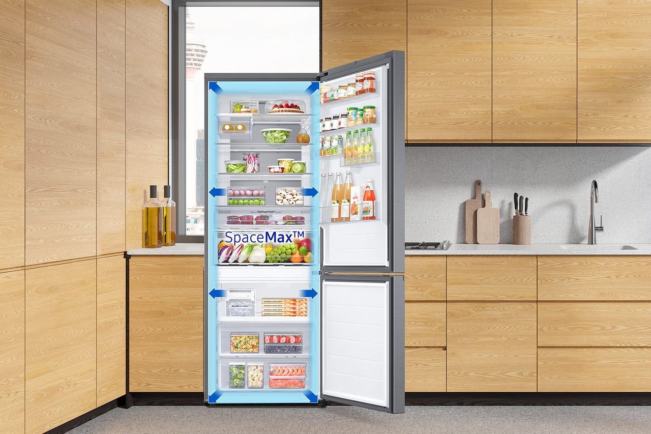 Kombinovaná chladnička Samsung RB53DG706CB1EO, černá