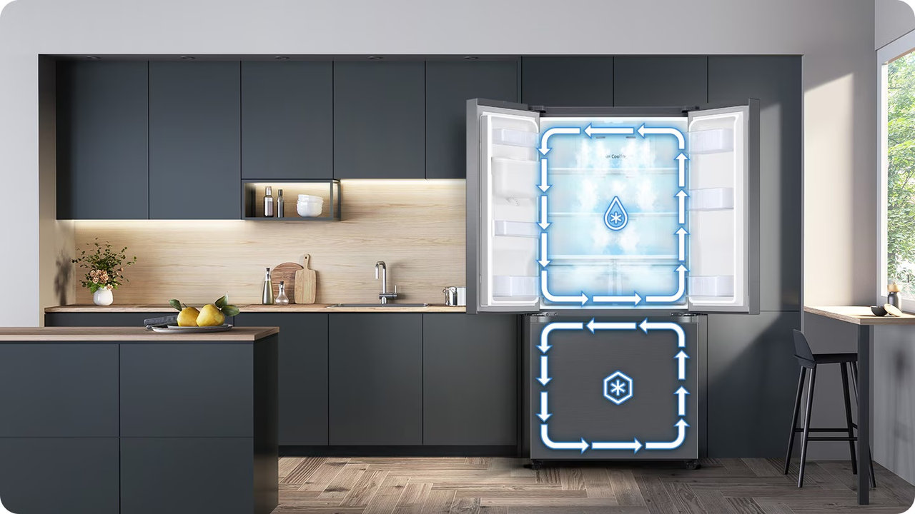 French Door chladnička Samsung RF50C530EB1/EO, 495 l pokročilé technologie