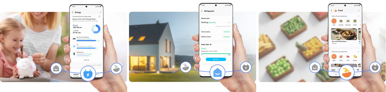 Americká chladnička Samsung RS66DG813CS9EF