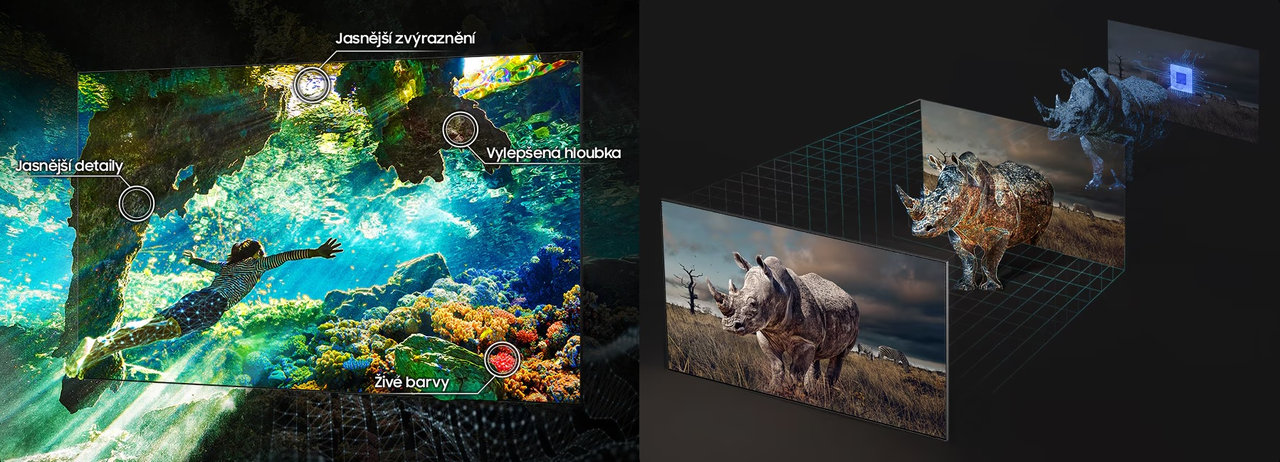 83″ OLED televizor Samsung QE83S85FAUXXH AI funkce