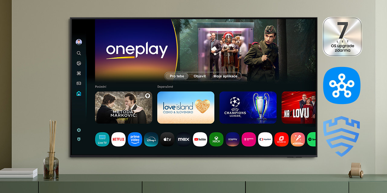 83″ OLED televizor Samsung QE83S85FAUXXH chytrá TV