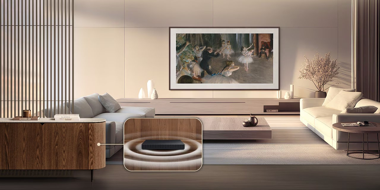 Lifestylový televizor Samsung The Frame Pro (2026), design