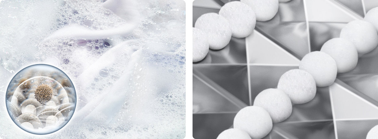 Chytrá parní pračka Samsung WW11DG6B25LEU4 účinné praní