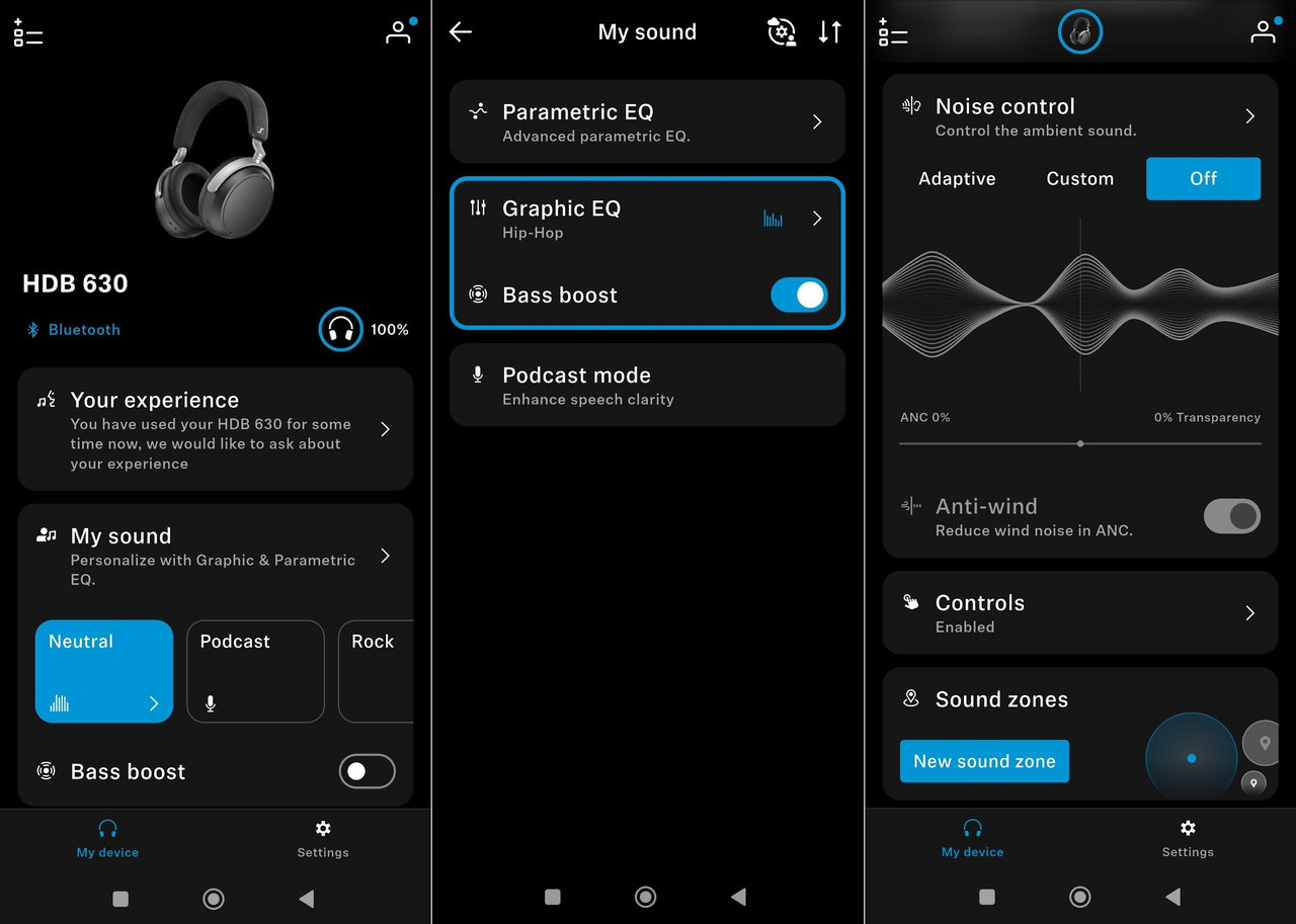 recenze sluchátka Sennheiser HDB 630