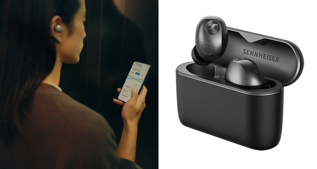 Bezdrátová sluchátka Sennheiser Momentum True Wireless 5, mikrofony