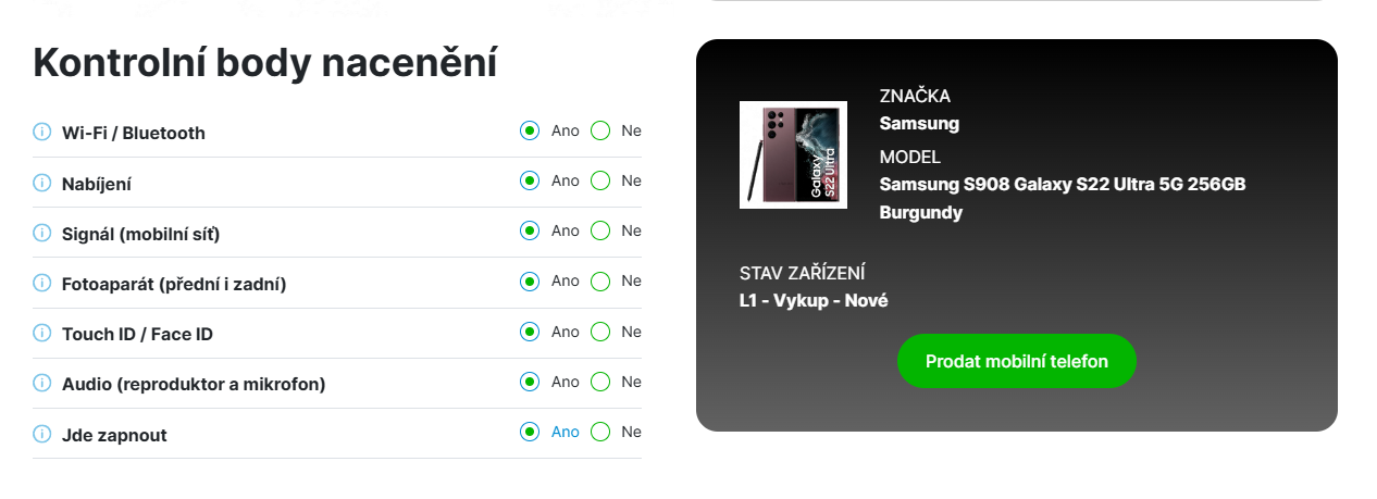 článek online výkupy telefonů