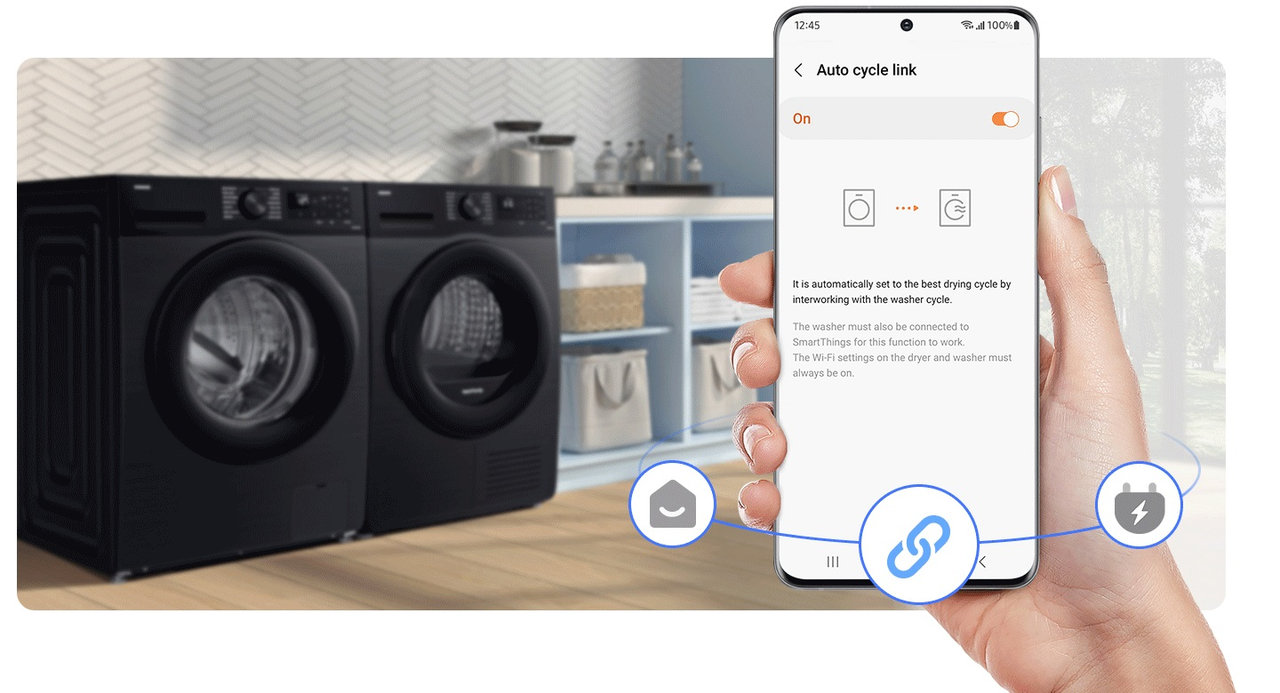 Sušička Samsung DV80CGC2B0ABL řady DW5000