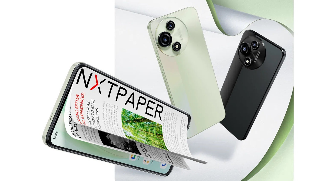 Mobilní telefon TCL 60 SE NXTPAPER 5G speciální displaj