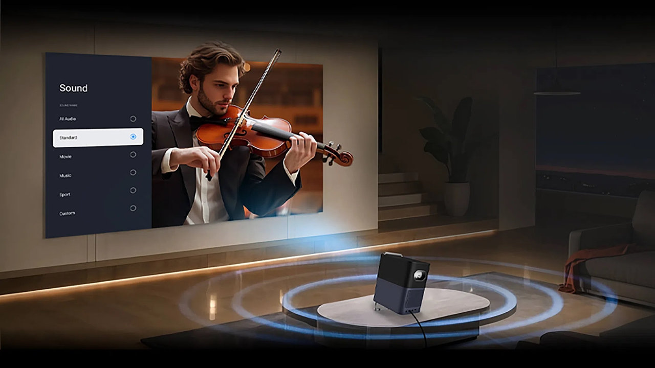 Chytrý projektor TCL A1s, výbava