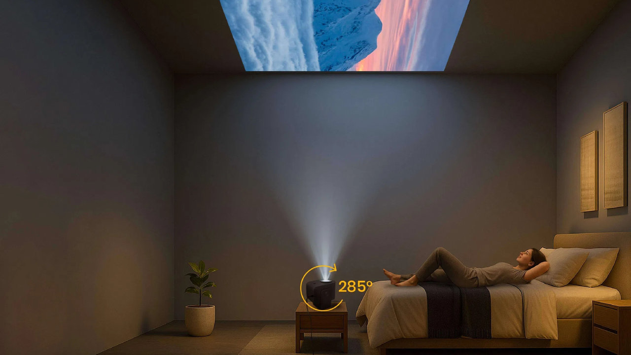 Chytrý projektor TCL C1, design