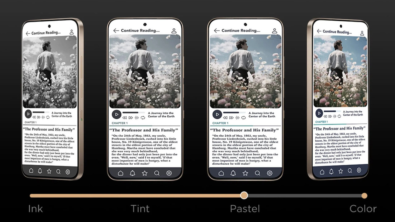 Chytrý telefon TCL P80 NXTPAPER ULTRA displej