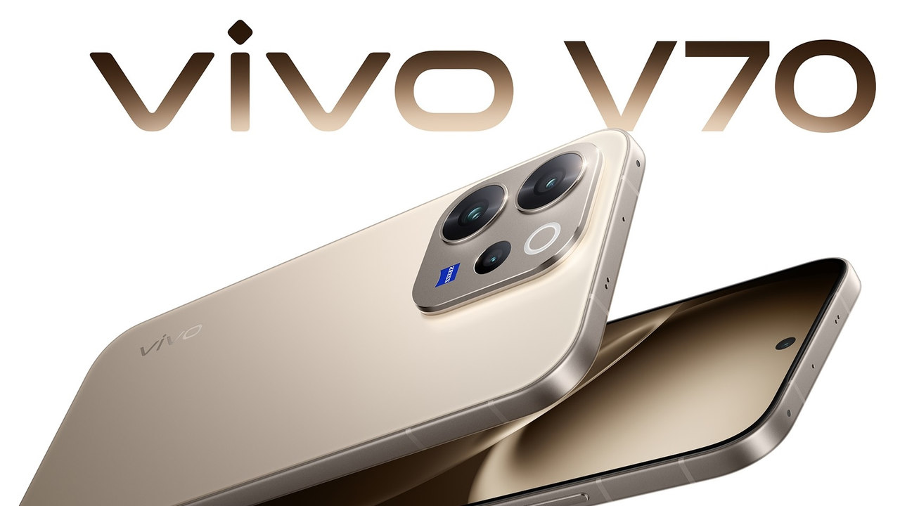 Mobilní telefon Vivo V70, konstrukce