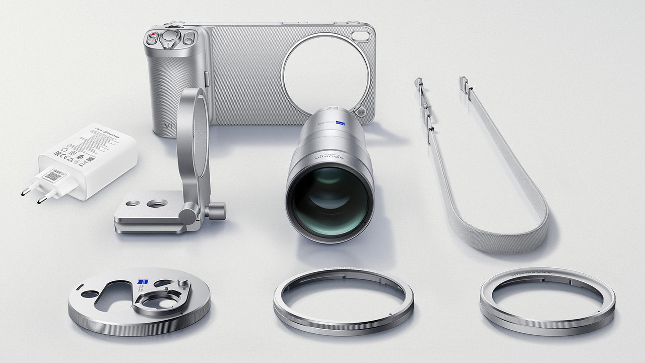 Mobilní telefon Vivo X300 Ultra, sada s telekonvektorem