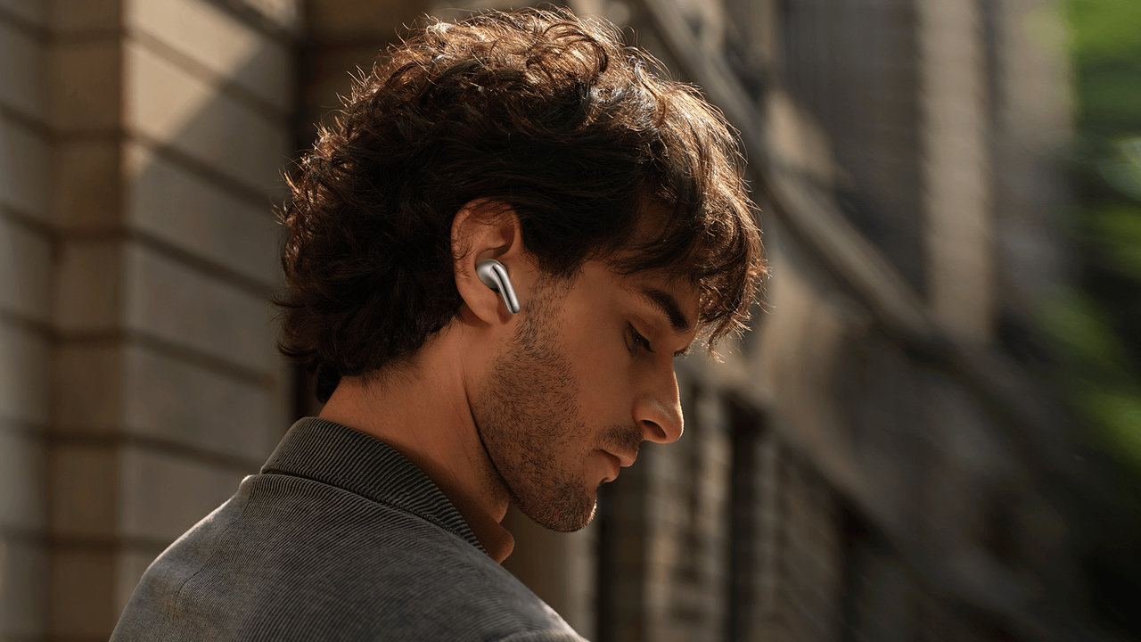 Bezdrátová sluchátka Xiaomi Buds 5 Pro BT, šedá potlačení hluku