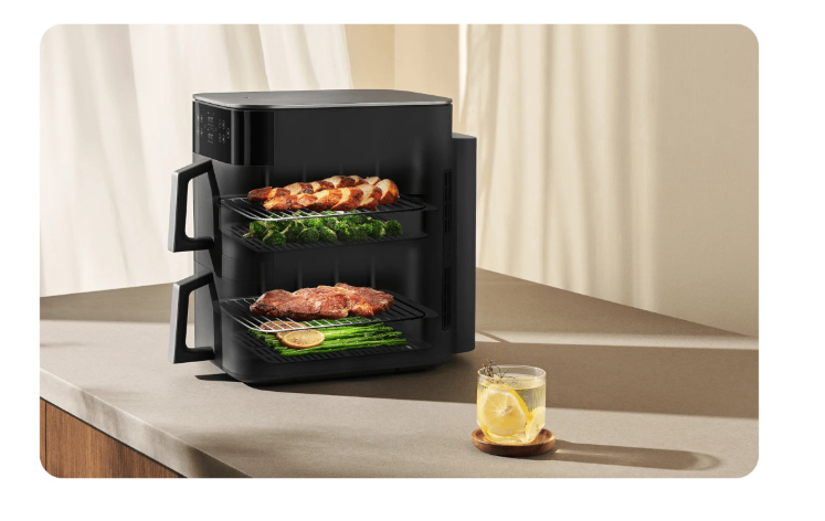 Horkovzdušná fritéza Xiaomi Dual Zone Smart Air Fryer 12L