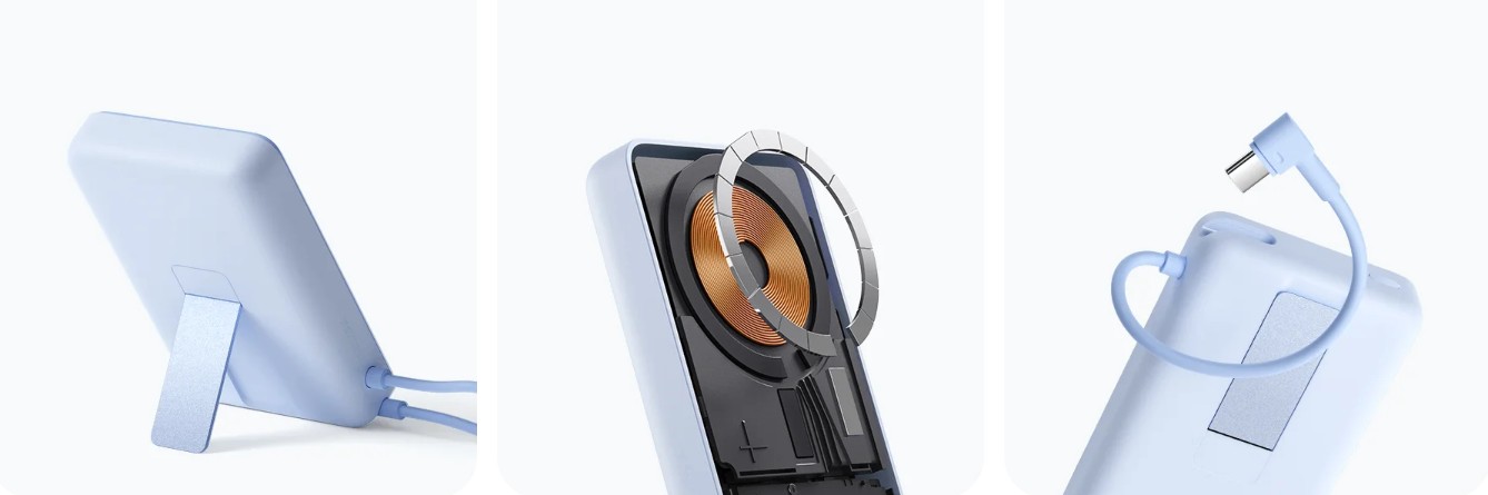 Xiaomi Magnetic Power Bank 10000 with Built-in Stand