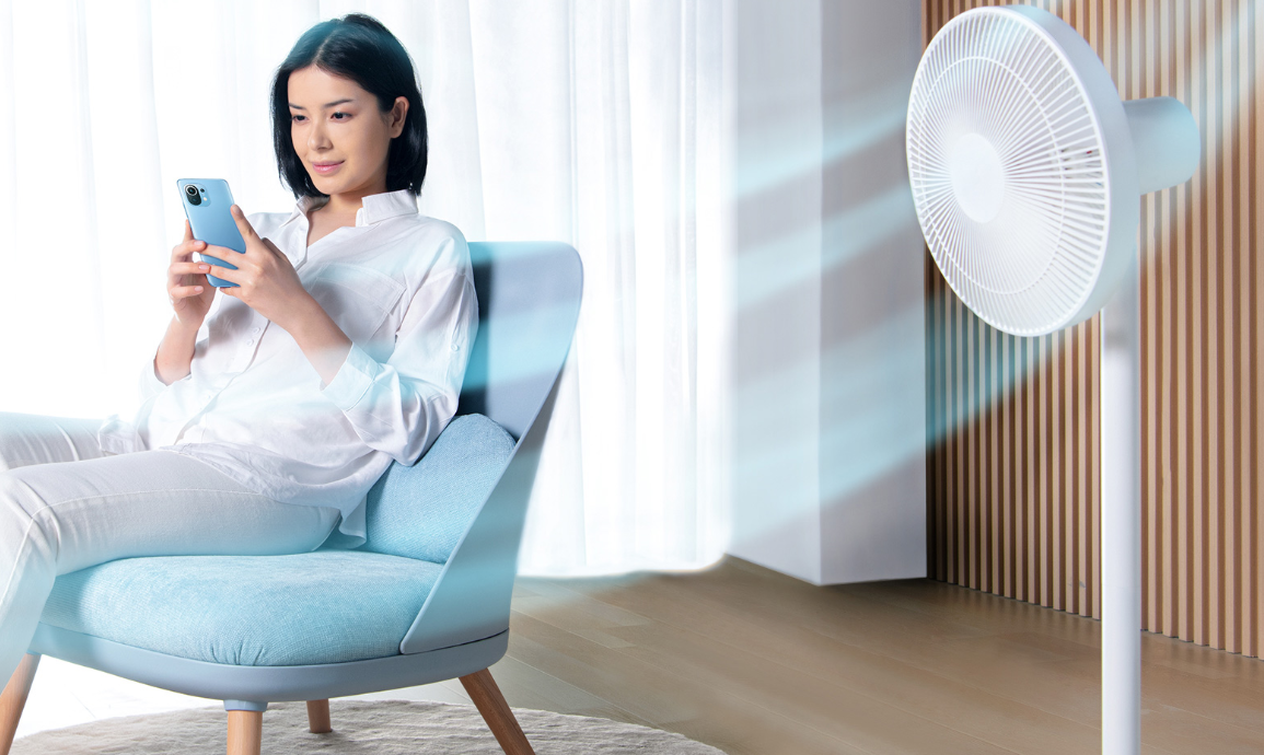 Chytrý stojanový větrák Xiaomi Mi Smart standing Fan 2 Lite