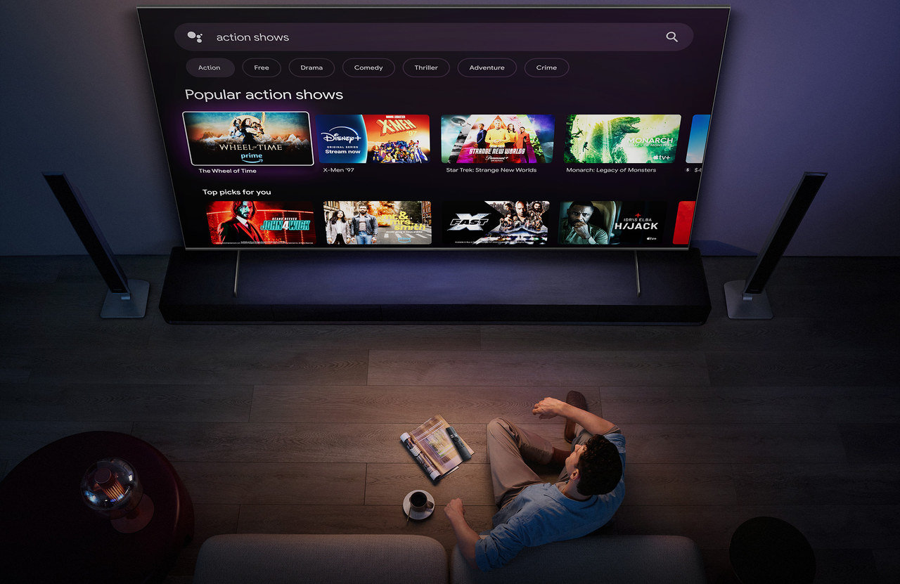 televizor Xiaomi TV Max streamovací platformy