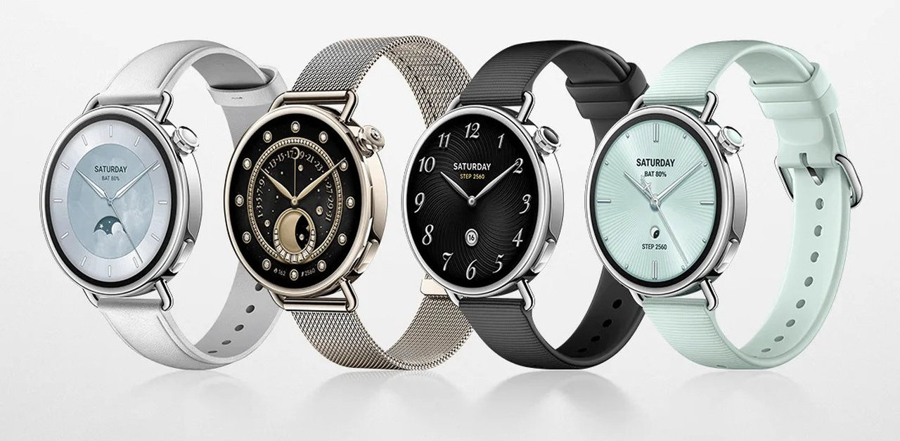 Chytré hodinky Xiaomi Watch S4 41mm elegantní design