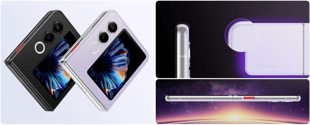 Ohebný mobilní telefon ZTE Nubia Flip 2 5G