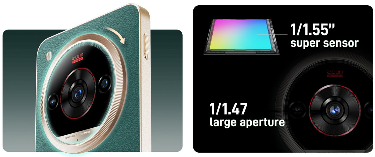 Mobilní telefon ZTE Nubia Focus 2 Ultra 5G, foto výbava