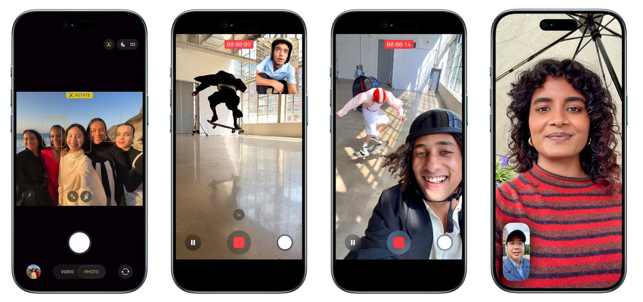 Mobilní telefon Apple iPhone Air přední kamera