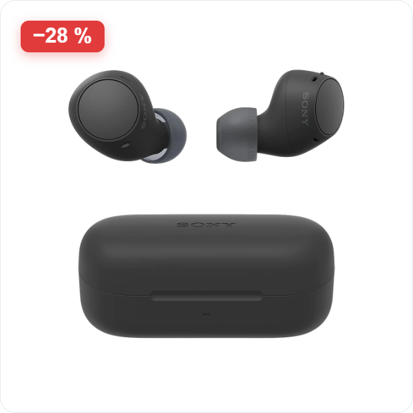 Sony WF-C510 bezdrátová sluchátka, Black